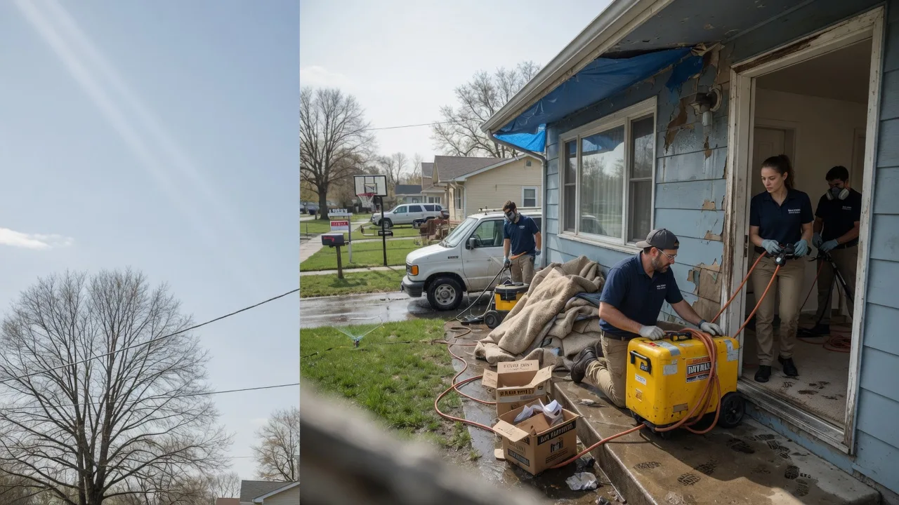 Basement Flood Cleanup in Pleasantville, IA near me